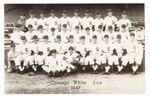 "CHICAGO WHITE SOX 1947" REAL PHOTO POSTCARD.