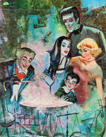 "THE MUNSTERS" JIGSAW PUZZLE LOT & PAPER DOLLS BOOK.