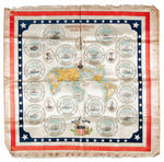 GREAT WHITE FLEET CHINA VISIT FABRIC PLUS CLOISONNE GIFT TO ENLISTED SAILOR.