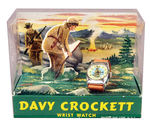 "DAVY CROCKETT WRIST WATCH" BY BRADLEY TIME IN ORIGINAL PACKAGING.