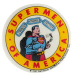 SUPERMAN "SUPERMEN OF AMERICA" 1965 MEMBERSHIP KIT.