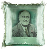 FDR FRINGED PILLOW COVER CIRCA 1932.