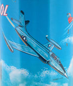 "JET PATROL" METAL LUNCHBOX WITH THERMOS.