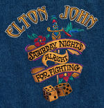ELTON JOHN/BILLY JOEL TOUR BASEBALL JERSEY &  ELTON JOHN TOUR DENIM JACKET.