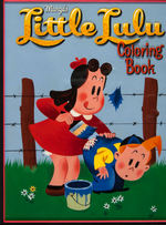 JOHN STANLEY “LITTLE LULU” COLORING BOOK ORIGINAL PAINTING WITH LETTER OF PROVENANCE AND MORE.