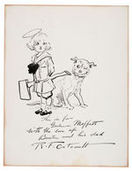 R.F. OUTCAULT BUSTER BROWN AND TIGE SPECIALTY ORIGINAL ART.