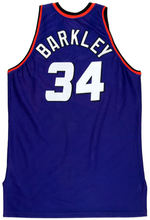 CHARLES BARKLEY SIGNED PHOENIX SUNS BASKETBALL JERSEY.