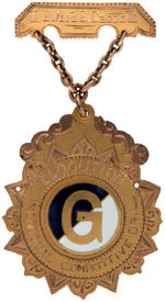 GOLD 10K AWARD BADGES FROM EARLY 1900s.
