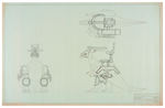 "DINO-RIDERS" TOY SCHEMATICS/BLUEPRINTS LOT WITH ORIGINAL ART AND UNPRODUCED DESIGNS.