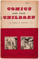 “COMICS AND YOUR CHILDREN” 1954 BRITISH PAMPHLET ON EVILS OF COMIC BOOKS.