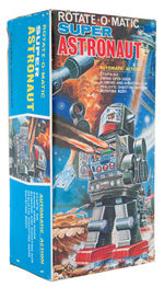 "ROTATE-O-MATIC SUPER ASTRONAUT" BOXED BATTERY-OPERATED TOY.