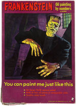 "FRANKENSTEIN OIL PAINTING BY NUMBERS" BOXED HASBRO SET.