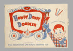 "HOWDY DOODY DOODLER" WALL DECORATION AND MAGIC DRAWING TOY.