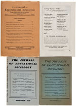 GROUP OF FIVE EARLY SOCIOLOGICAL PUBLICATIONS REGARDING COMIC BOOK CENSORSHIP.