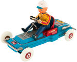 "LITE-O-WHEEL GO KART" BATTERY OPERATED BOXED TOY.
