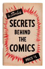 STAN LEE "SECRETS BEHIND THE COMICS" PAPERBACK.