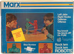 "MARX ROCK'EM SOCK'EM ROBOTS" BOXED TOY.