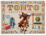 "THE LONE RANGER'S COMPANION TONTO INDIAN OUTFIT" BOXED.