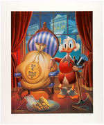 CARL BARKS UNCLE SCROOGE “TILL DEATH DO US PART” 1983 SIGNED LIMITED EDITION LITHOGRAPH.