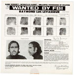 "WANTED BY THE FBI" SEVEN POSTERS FOR RADICAL BOMBERS OF THE 1970s.