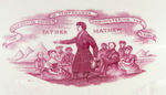 "FATHER MATHEW" TEMPERANCE ADVOCATE LARGE CHINA TEA POT C.1850.