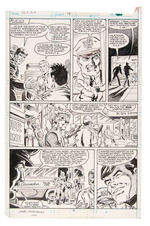 "G.I. JOE" COMIC BOOK PAGE ORIGINAL ART LOT.