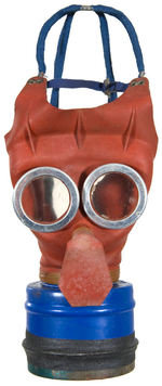 ENGLISH VERSION MICKEY MOUSE CHILD’S GAS MASK WITH BOX.