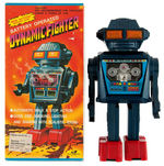 "DYNAMIC FIGHTER" BOXED BATTERY-OPERATED ROBOT TOY.