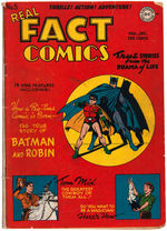 "REAL FACT COMICS" #5 WITH BATMAN.