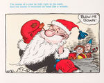 KING FEATURES SYNDICATE CHRISTMAS CARD CHARACTERS IN BOOKLET FORM W/MICKEY MOUSE & OTHERS.