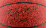 SHAQUILLE O'NEAL SIGNED BASKETBALL & CARD.