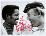"ALL IN THE FAMILY" CARROLL O'CONNOR & SAMMY DAVIS JR. SIGNED PHOTO.