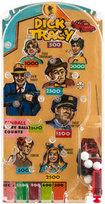 "DICK TRACY" MARX FACTORY PROTOTYPE BAGATELLE GAME.