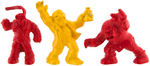 MONSTER IN MY POCKET LOT OF SIX 1 TO 1 PROTOTYPE FIGURES.