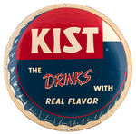 "KIST" SODA BOTTLE CAP TIN SIGN.