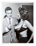 "TEMPEST STORM INSURES BODY FOR A MILLION DOLLARS" NEWS SERVICE PHOTO.