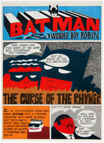 "BATMAN" BRITISH TV PROMOTIONAL BOOKLET.