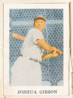 1950-1951 TOLETEROS & TOLETEROS IN ACTION COMPLETE CARD SETS IN ALBUM INCLUDING JOSHUA GIBSON CARD.