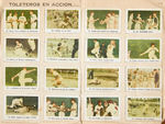 1950-1951 TOLETEROS & TOLETEROS IN ACTION COMPLETE CARD SETS IN ALBUM INCLUDING JOSHUA GIBSON CARD.