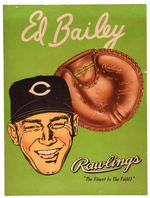 "ED BAILEY RAWLINGS” CATCHERS MITT STORE SIGN.