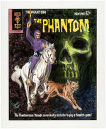 "THE PHANTOM" COMIC BOOK COVER RECREATION ORIGINAL ART.