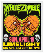 WHITE ZOMBIE CONCERT POSTER.