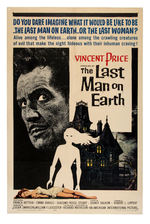 VINCENT PRICE "THE LAST MAN ON EARTH" MOVIE POSTER.