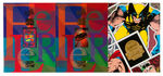 "MARVEL MASTERPIECES" FLEER ULTRA RETAILER'S TRADING CARDS PROMOTIONAL FOLDER TRIO.