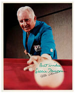 POOL LEGEND WILLIE MOSCONI SIGNED PHOTO.