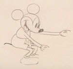 MICKEY MOUSE "PUPPY LOVE" PRODUCTION DRAWING.