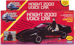 "KNIGHT RIDER - KNIGHT 2000 VOICE CAR & CRASH SET" BOXED PAIR.