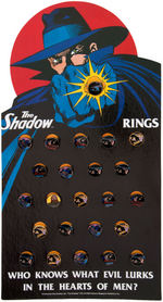 "THE SHADOW RINGS" COMPLETE STORE DISPLAY.
