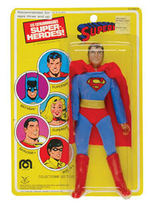 “SUPERMAN” FRENCH ISSUE MEGO FIGURE ON CARD.
