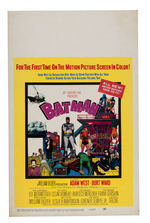 "BATMAN" 1966 MOVIE WINDOW CARD.